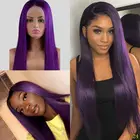 Парик из натуральных человеческих волос 1B, плотность 180%, цветной парик с эффектом омбре на сетке спереди для черных женщин, парик с предварительно выщипанными волосами Remy, отбеленные узлы