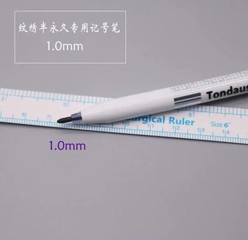 1 Набор стерилизованный маркер для тату ручка хирургическая кожа микроблейдинг