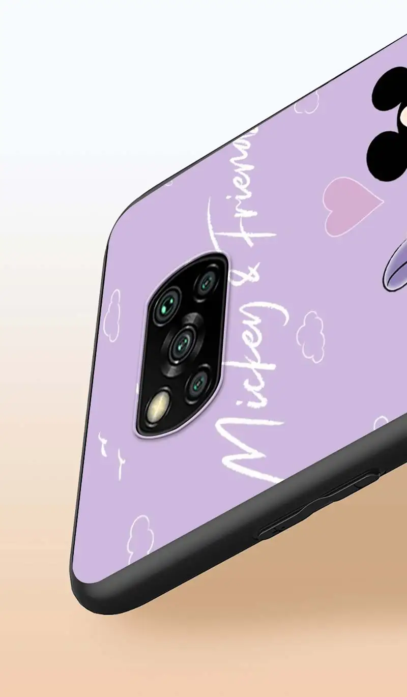 

Lovely Disney Mickey for Xiaomi Poco X3 NFC X2 M3 M2 F2 F3 Pro C3 F1 A2 Lite Mix3 Play Silicone Soft Black Phone Case