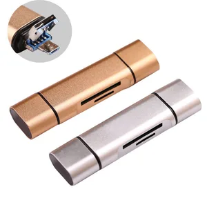 Кардридер USB 2,0 для SD карта памяти Micro SD, ноутбука, ПК, OTG, Micro USB Type-C, устройство чтения карт памяти смартфона Android