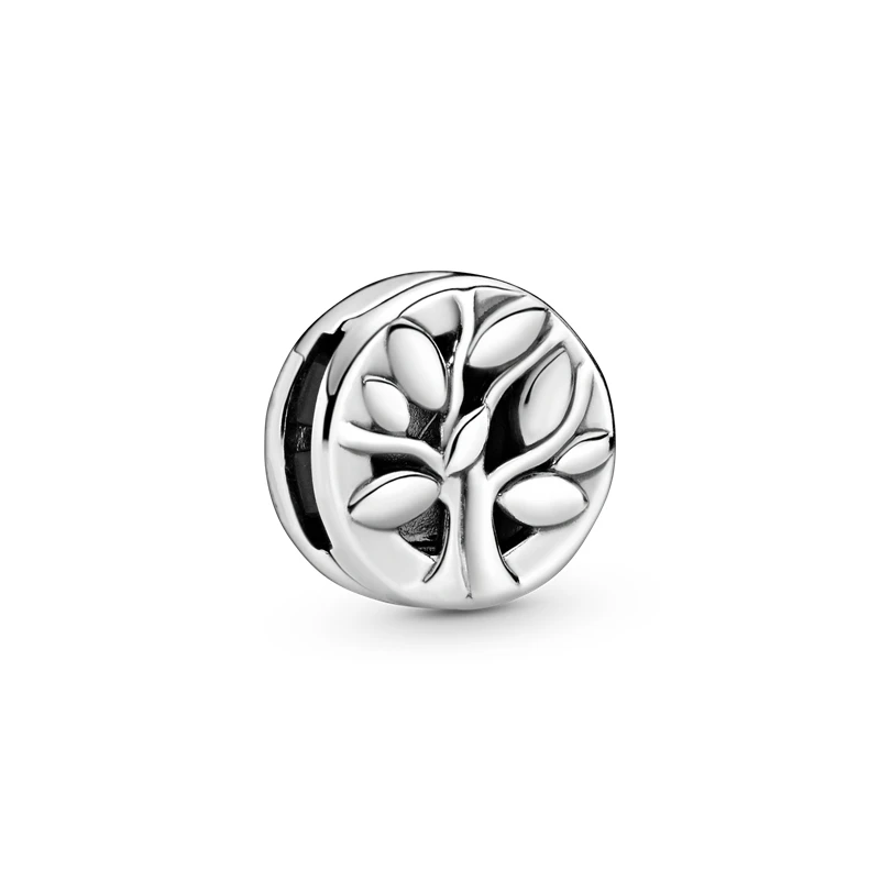 

Reflection Clip 100% 925 Sterling Silver Family Tree Clip Charm Beads fit Original Mesh Reflection Bracelet DIY Jewelry Making