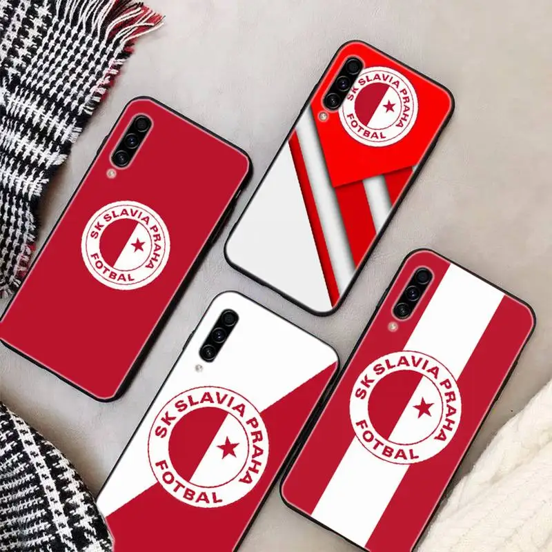 

SK Slavia Praha Soft Phone Case For Samsung S9 10 20 Plus Note 9 10 10plus 20 Ultra A20 21s J7 Plus 8