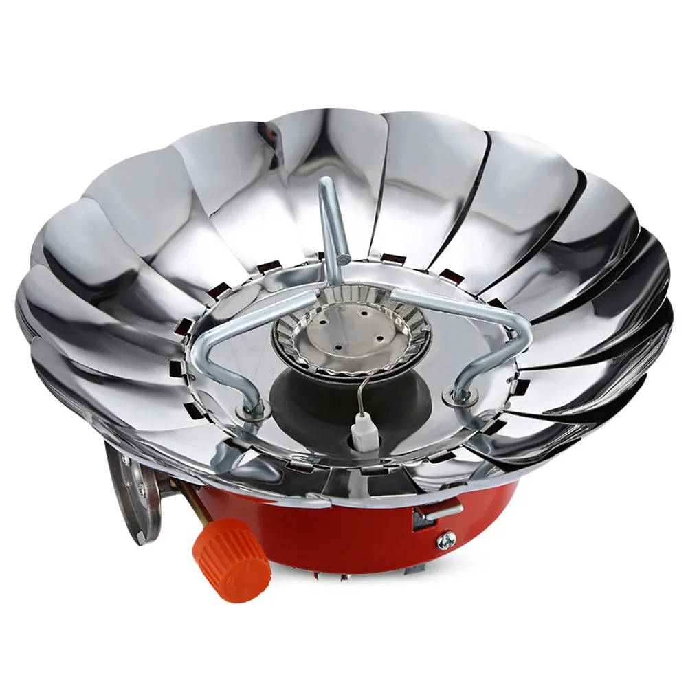 

Camping Gas Stove Portable Outdoor Lotus Style Cooking Furnace Stoves Windproof Food Heaters Stove For Cooking Hiking Picnic