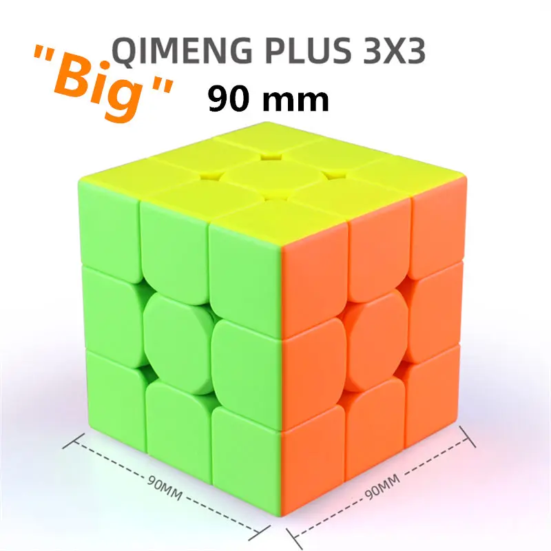 Кубик QiYi Qimeng Plus 3x3x3 Магическая скорость, кубик Qiyi без наклеек, профессиональные развивающие кубики-головоломки, игрушки для детей от AliExpress WW