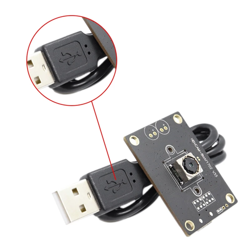 

8MP USB Camera Module 77 Degree Wide Angle IMX179 15FPS 3264X2448 Plug and Play Auto Focus for PC Laptop