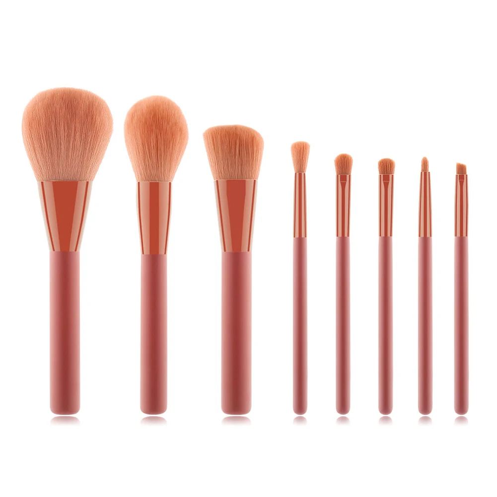 Профессиональный 8 шт набор кистей для макияжа глаз с деревянной ручкой тени век