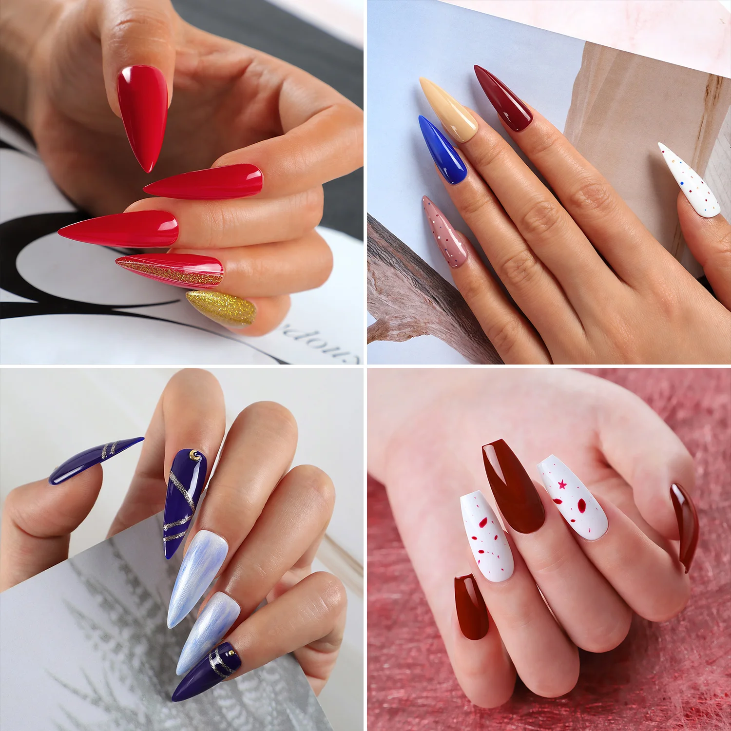 

Manicure Set For Nail COSCELIA Gel Nail Polish UV Gel All For Manicure Lamp For Drying Nails Building Nail Art Starter Tool Kit