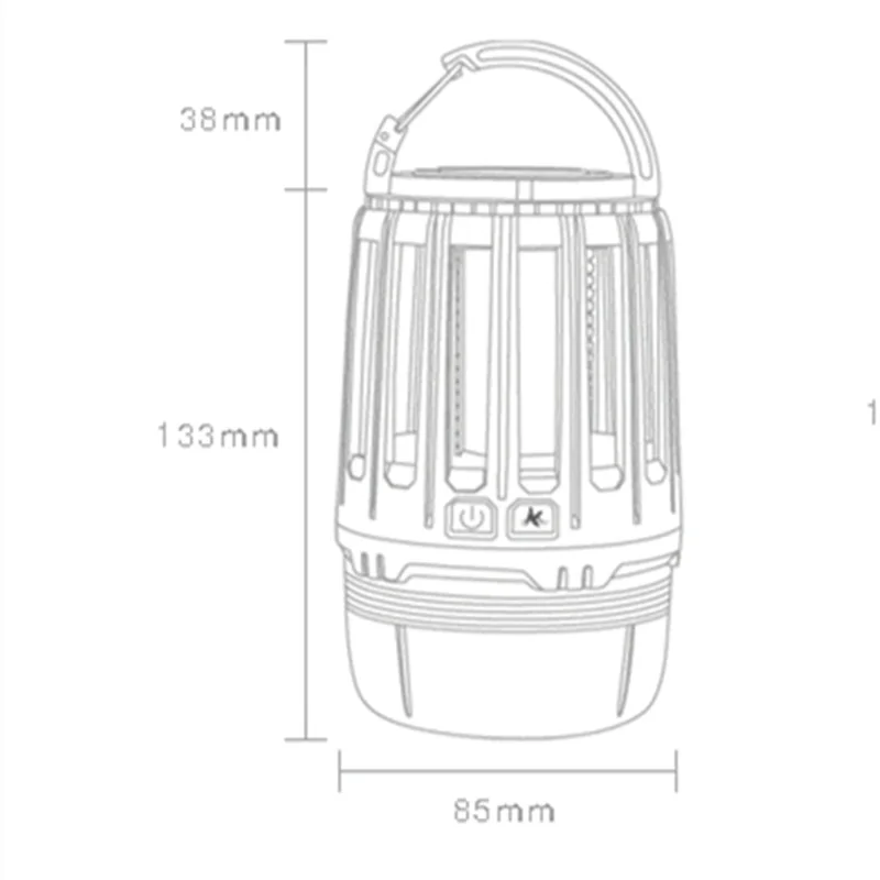 

usb powered bug zapper led mosquito killer lamps anti mosquito net trap electric mosquito light Outdoor night light function