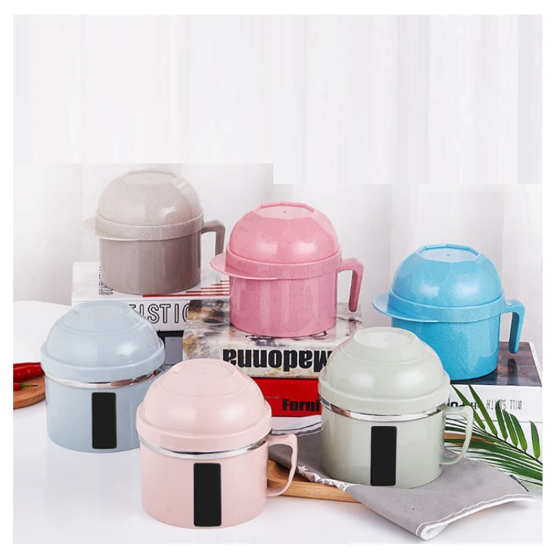 

1Pcs Microwave Stainless Steel Thermal Lunch Box Layers Sealed Grid Hidden Hand Tableware Students School Adult Lunch Box
