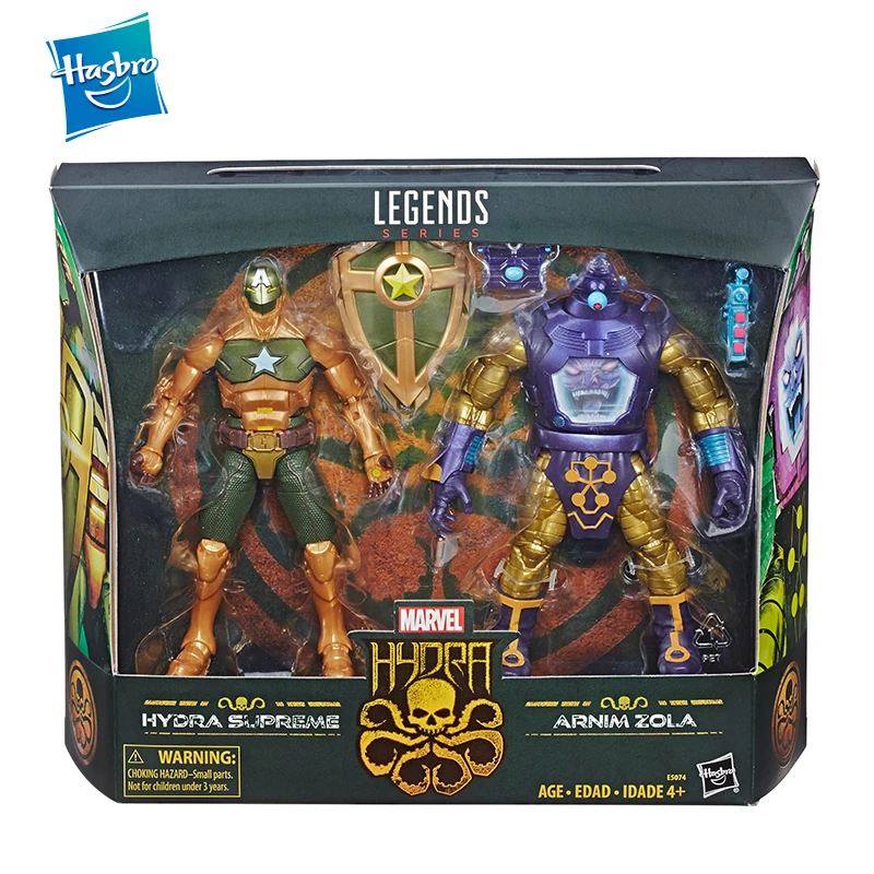 Hasbro Marvel Legends 6-дюймовый Капитан Америка сила и Глория Эксклюзивный с Mjolnir Молот Мстители и Hail Hydra Arnim Zola