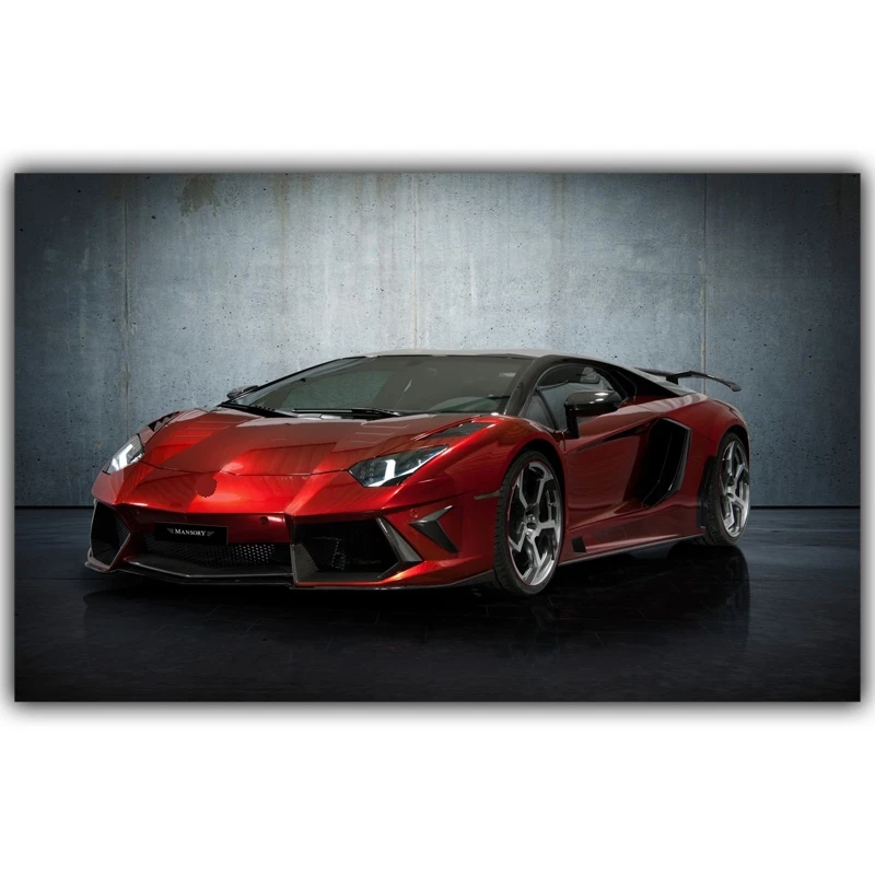 Плакат с изображением спортивного автомобиля украшение для дома на заказ модный