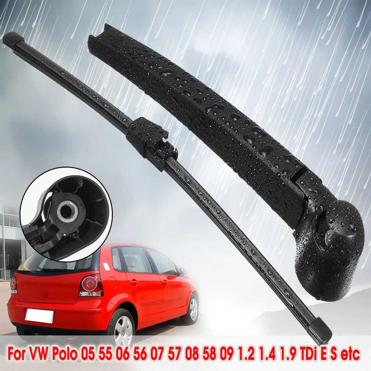 

Щетка стеклоочистителя 325 мм для VW Polo задние стеклоочистители 55 2005 56 2006 57 2007 58 2008 2009 1,2 1,4 1,9 TDi E S