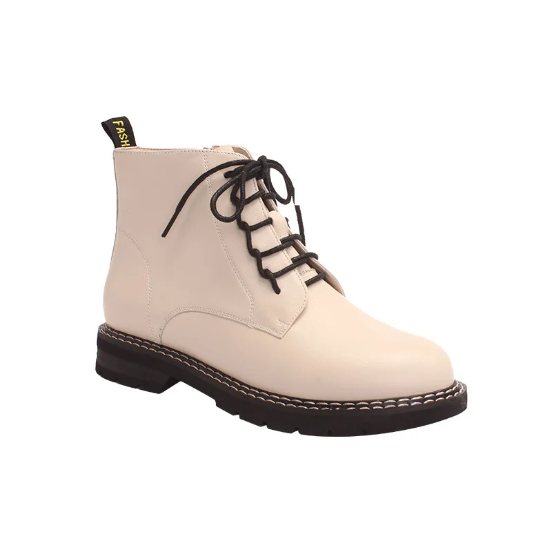 

autumn 2020 new single boot female fashion casual boots with thick heel and round head