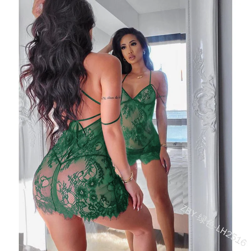 2021 порно ночное белье женское сексуальное нижнее комплект с V-образным вырезом
