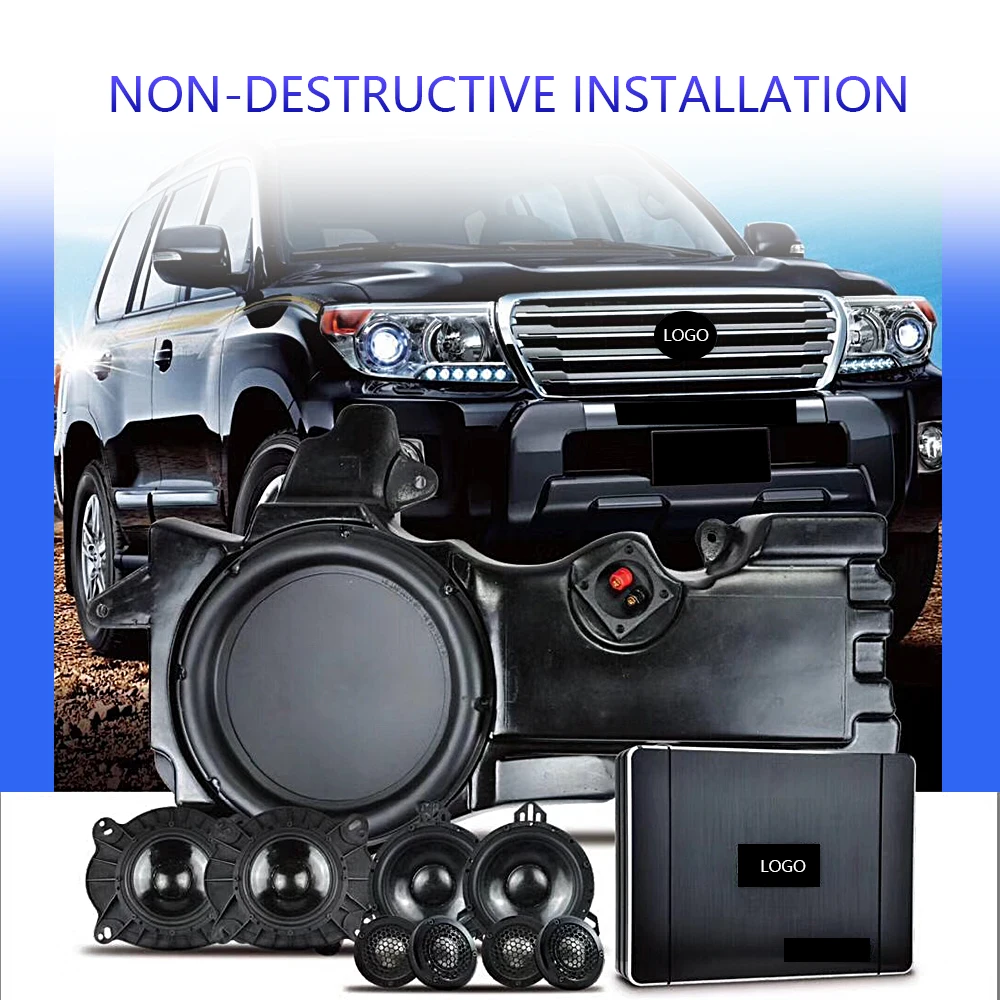 Обновленный комплект аудио для Toyota LAND CRUISER 200 качество звука без потерь Hi Fi