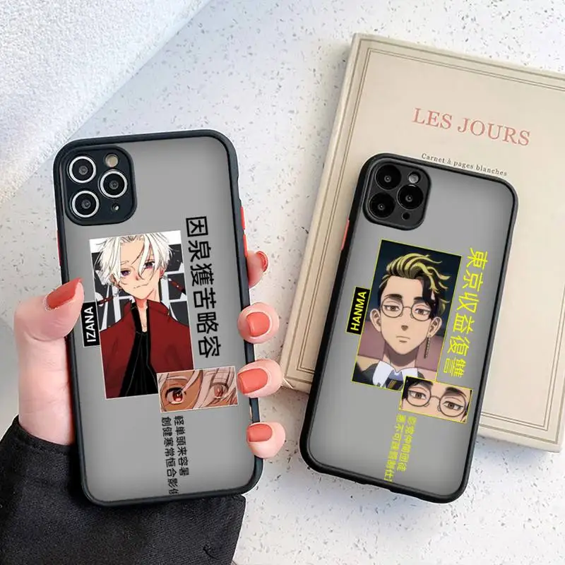 

Tokyo Revengers anime Phone Case matte transparent For iphone 7 8 11 12 plus mini x xs xr pro max cover