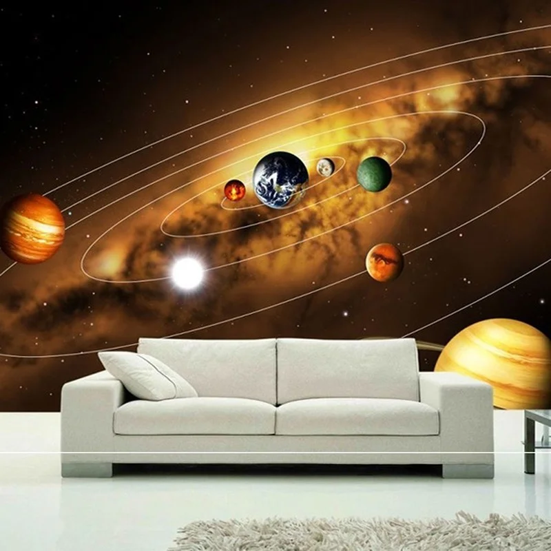 

Colomac Custom 3D Starry Sky Science Fiction Wallpaper Space Theme Room Background Seamless Mural Wall Decoration Dropshipping