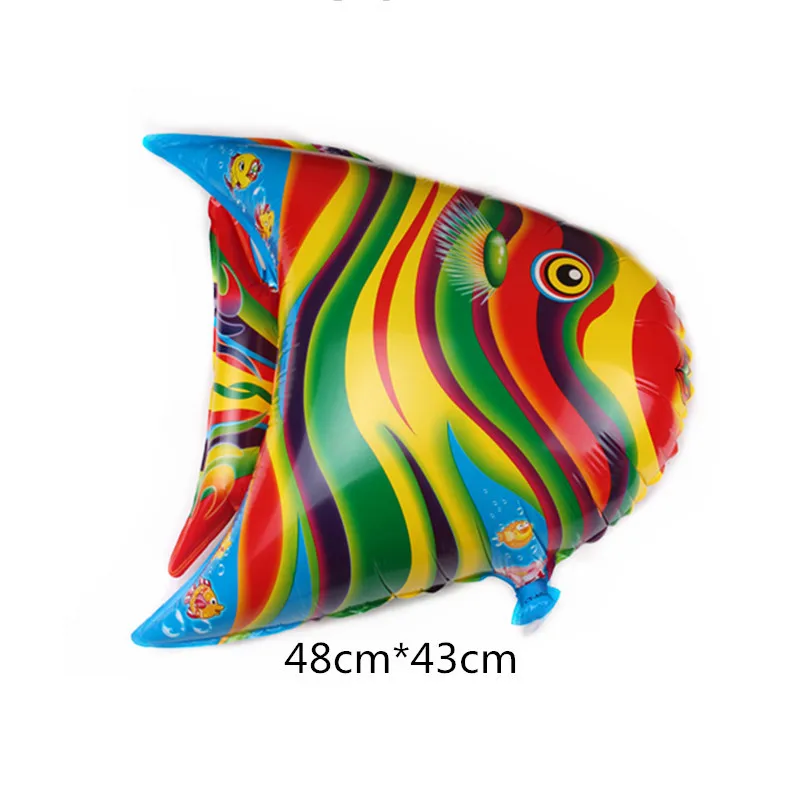 Cartoon hat Fish Animal Balloons Birthday Party Shark lobster octopus ClownFish Air Balaos Sea Theme Decor |