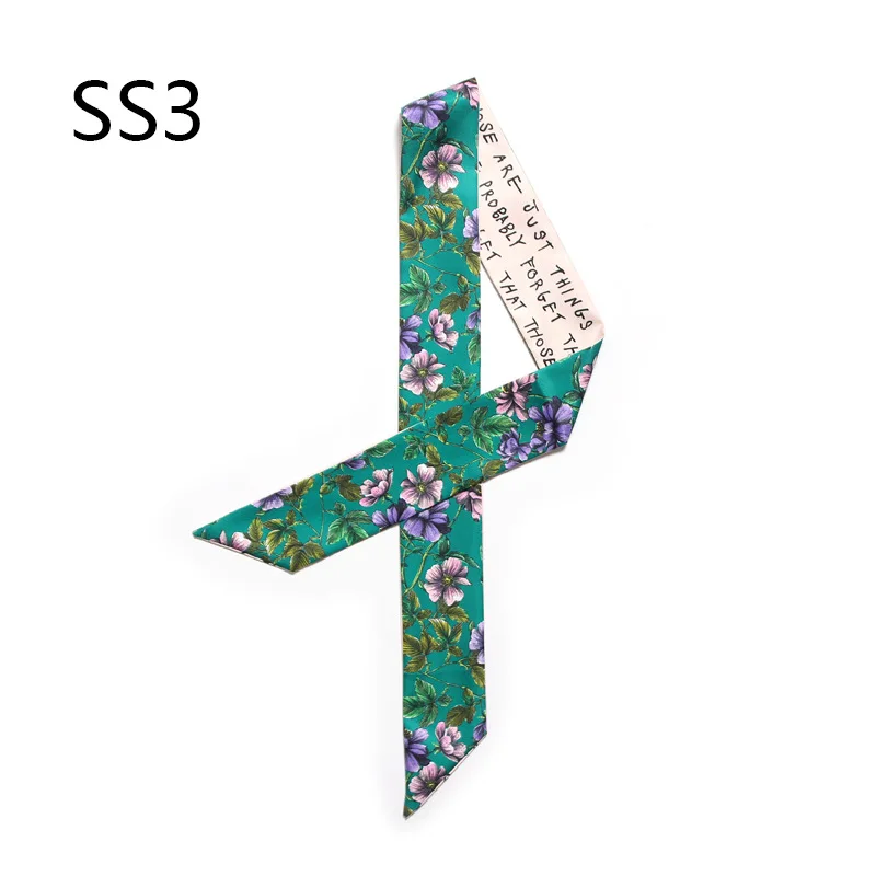 Классический шарф с принтом в стиле ретро новый маленький шелковый для женщин