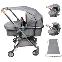 baby stroller accessories windproof waterproof uv protection kids prams car sunshade cover outdoor activities