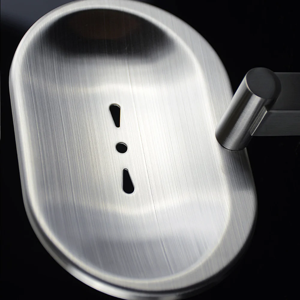 

304 Stainless Steel Soap Holder Wall Mount Soap Dish Sponge Shower Tray Soap Rack Bathroom Accessories (9209A)