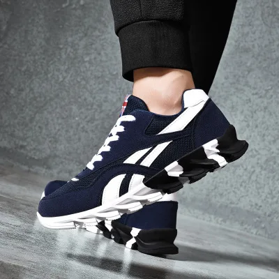 Кроссовки мужские сетчатые повседневные на шнуровке модная удобная обувь для