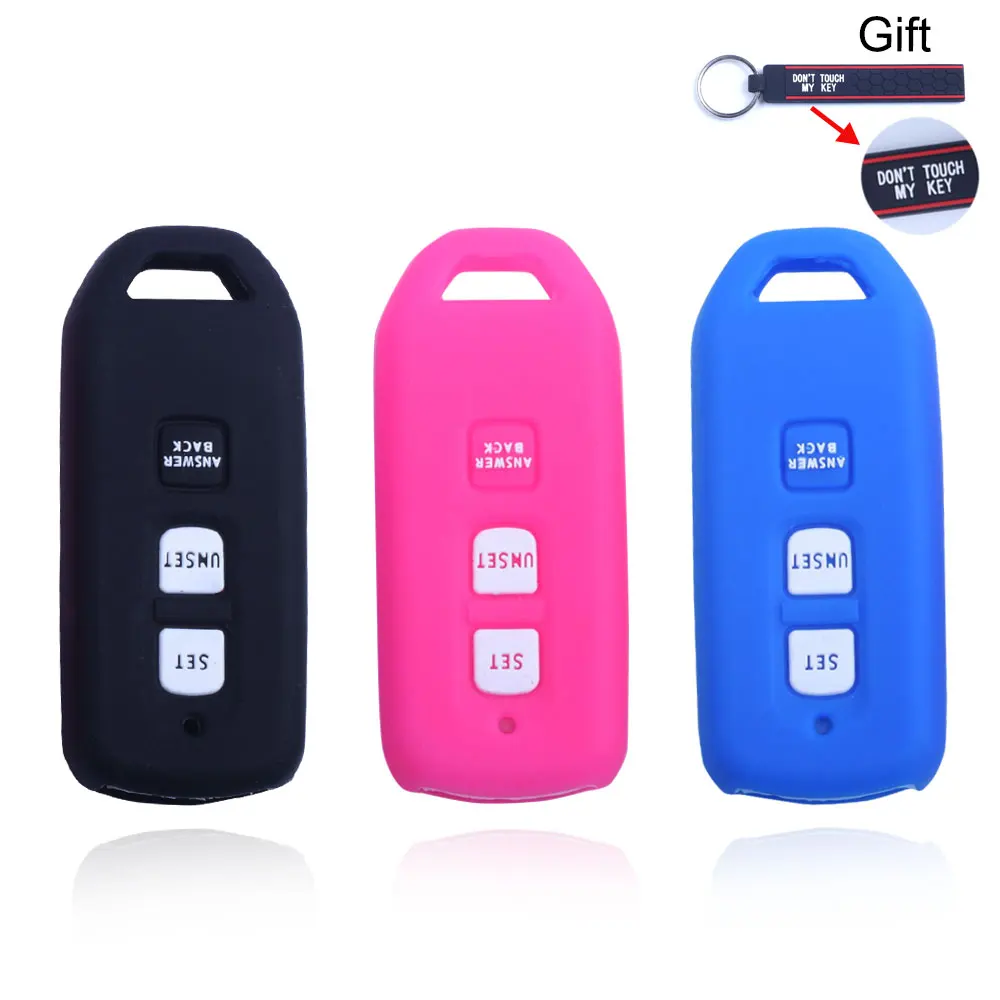Умный силиконовый резиновый чехол для ключей с 3 кнопками комплект защитных