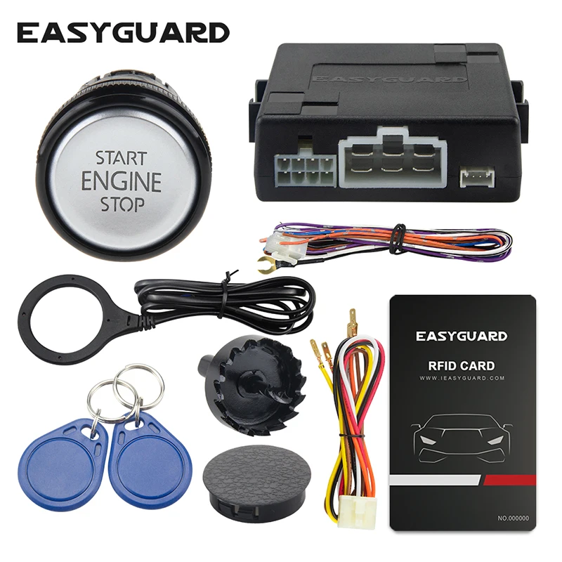 Easyguard rfid- автомобильная сигнализация с кнопкой пуска и контрольным режимом