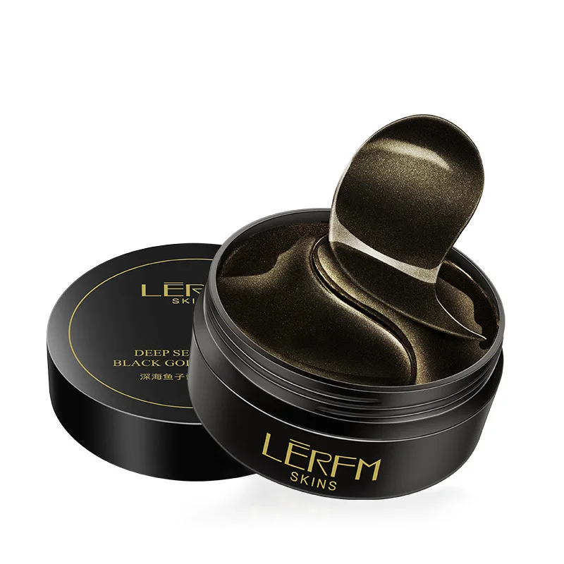 Глубокая морская Икра черная Золотая маска для глаз разбавленные линии удаления