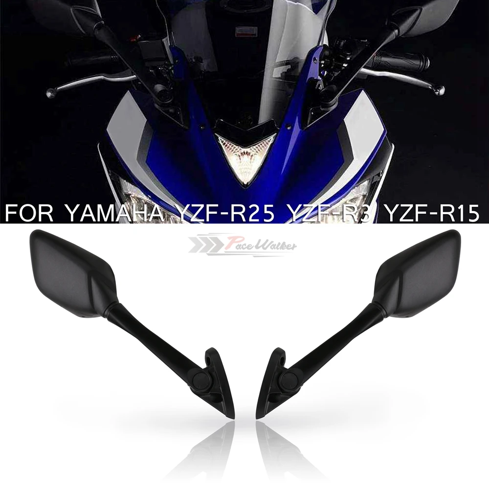 Мотоцикл боковые зеркала слепые пятна заднего вида для Yamaha YZF R3 R25 2015 2016 2017
