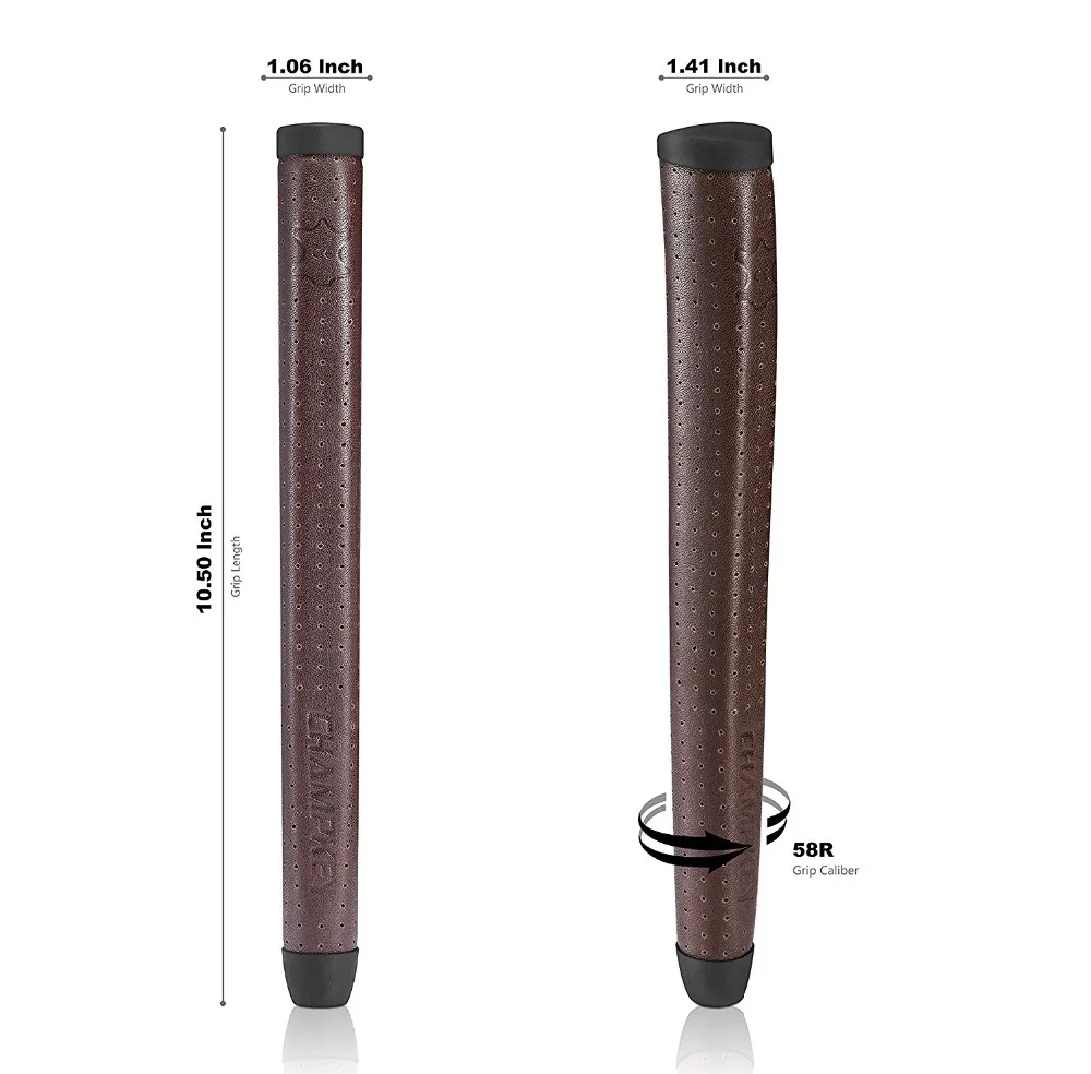 NEW Champkey Real Sheep Leather Golf Putter Grips Midsize 7 Colors Handmade Club | Спорт и развлечения