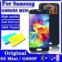 100 original 4 5 amoled display s5 mini lcd for samsung galaxy s5 mini g800 g800f g800h lcd touch screen digitizer assembly