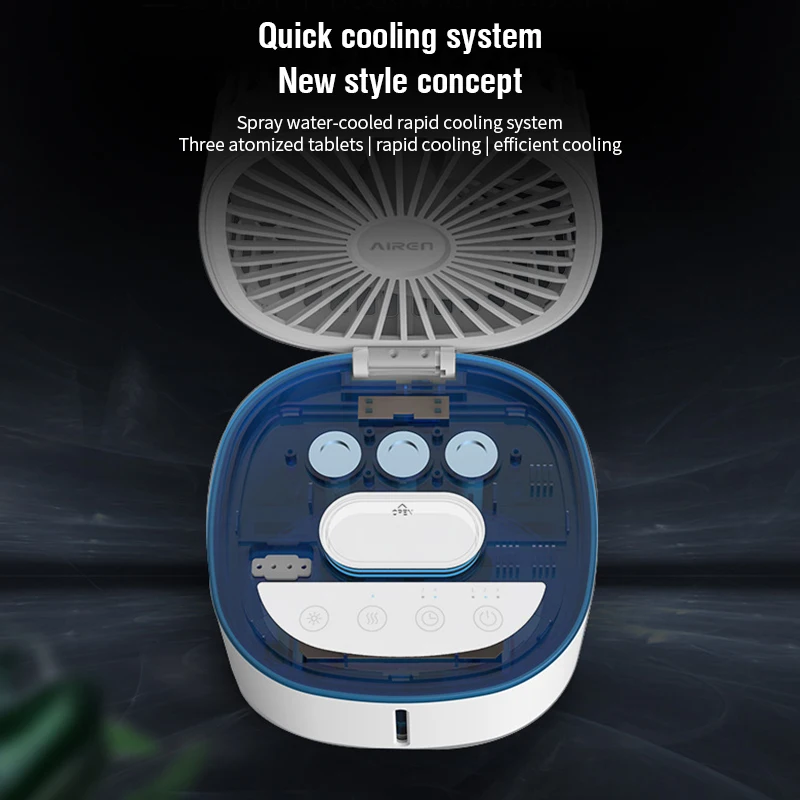 Складной вентилятор охлаждения воды увлажнитель воздуха кондиционер