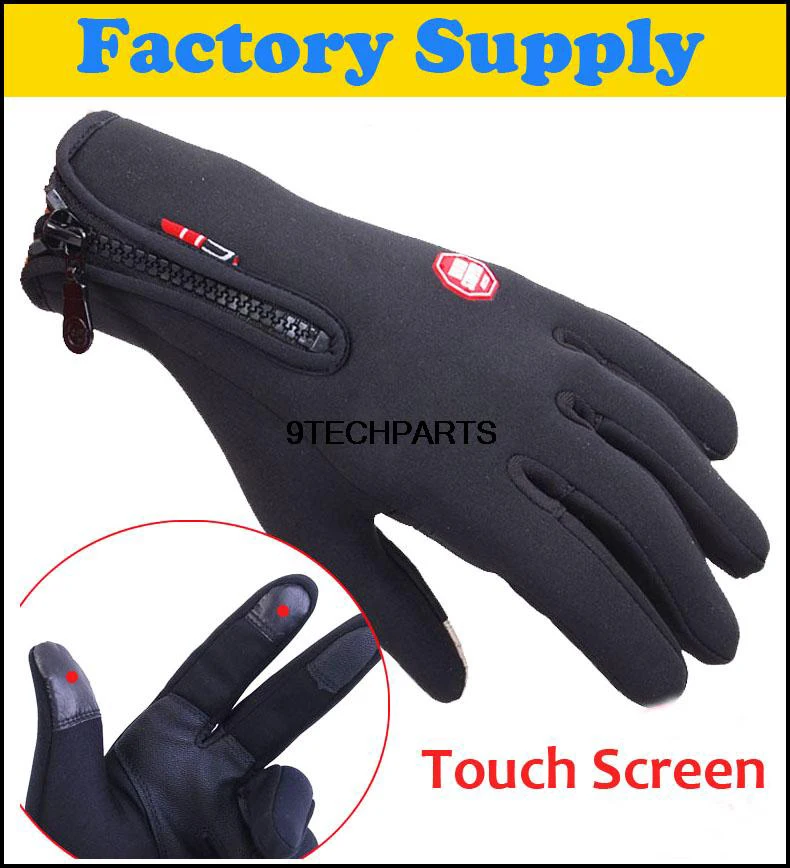 Зимние уличные спортивные ветрозащитные перчатки для сенсорного экрана-30 теплые
