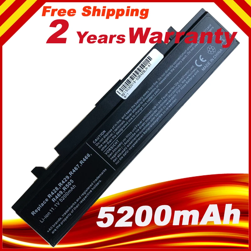 

6cell battery For SamSung AA-PB9NC6B AA-PB9NS6B AA-PB9NC6W AA-PL9NC6W R428 R429 R468 NP300 NP350 RV410 RV509 R530 Free shipping