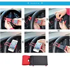 Автомобильный держатель для телефона, крепится на руль, универсальный держатель для смартфона мобильный телефон