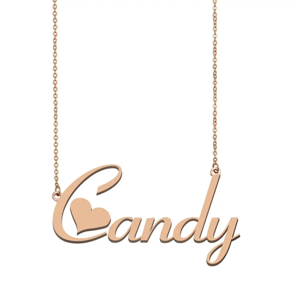 Ожерелье с именем конфеты ожерелье на заказ для женщин и девочек лучшие друзья