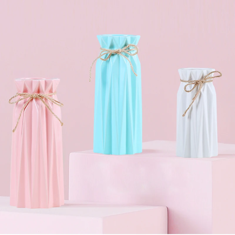 Пластиковая ваза Strongwell для оригами белый керамический цветочный горшок с