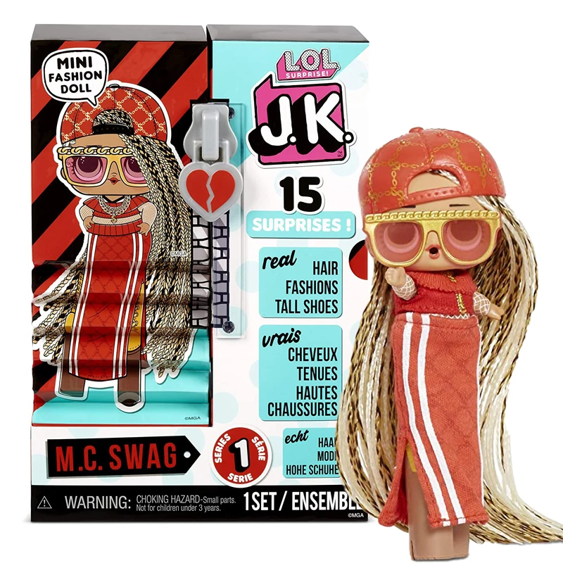 

2020 Lol Surprise Dolls Jk M.c. Swag Fashion Suit Blind Box Diy Play House Blind Box Birthday Surprise Gift for Girls