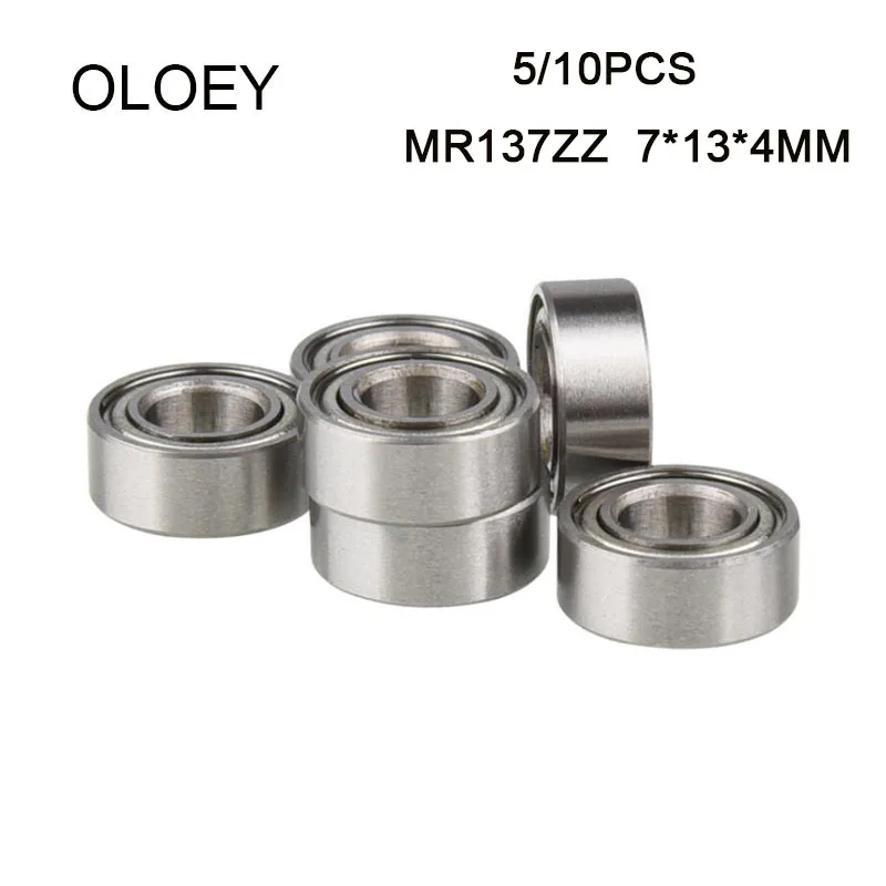 

5/10 шт., подшипники MR137ZZ 7x13x4 мм
