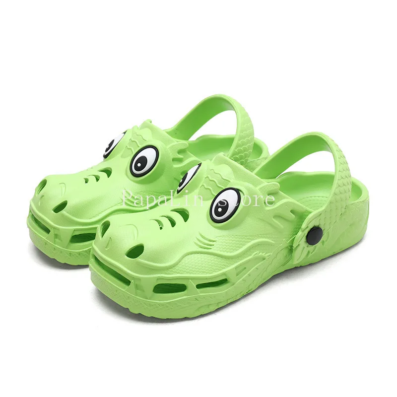 

kids Mulesamp Clogs summer Boys and girls dinosaur sandals Toddler Slipper Dual use wear resisting slippers children shoes