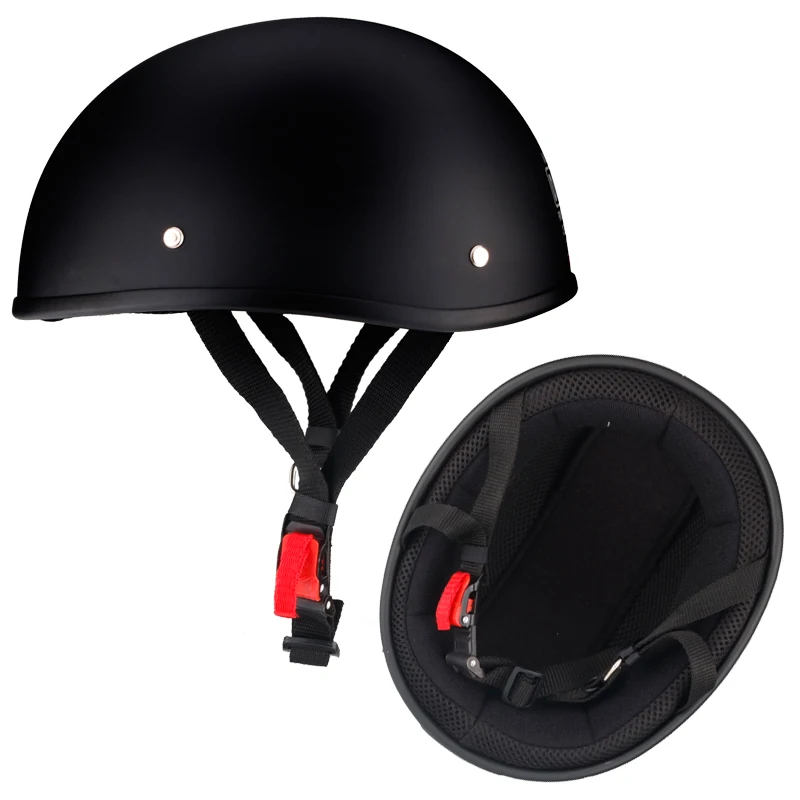 Половина лица винтажный мотоциклетный шлем Ретро немецкий Kask кафе гонщик скутер