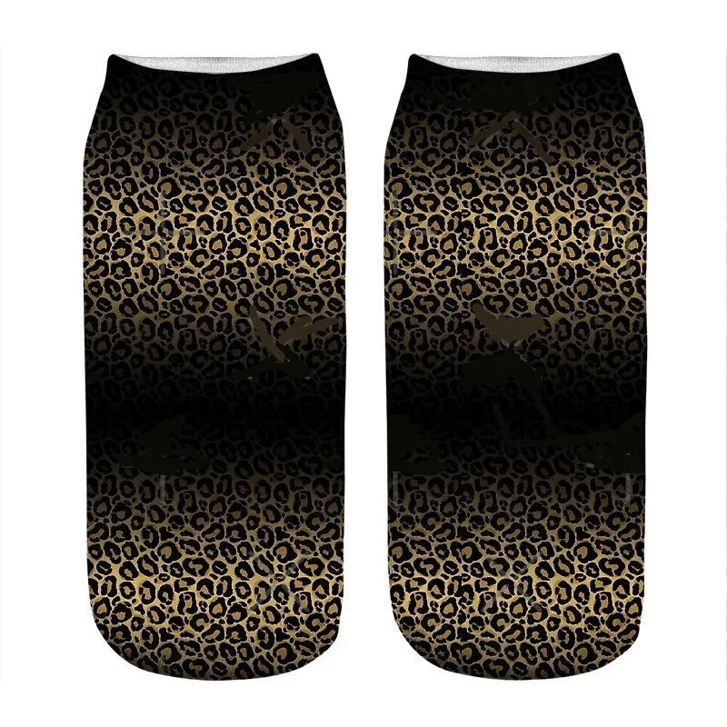 Женские носки кавайные синие с изображением воздушных шаров животных собак