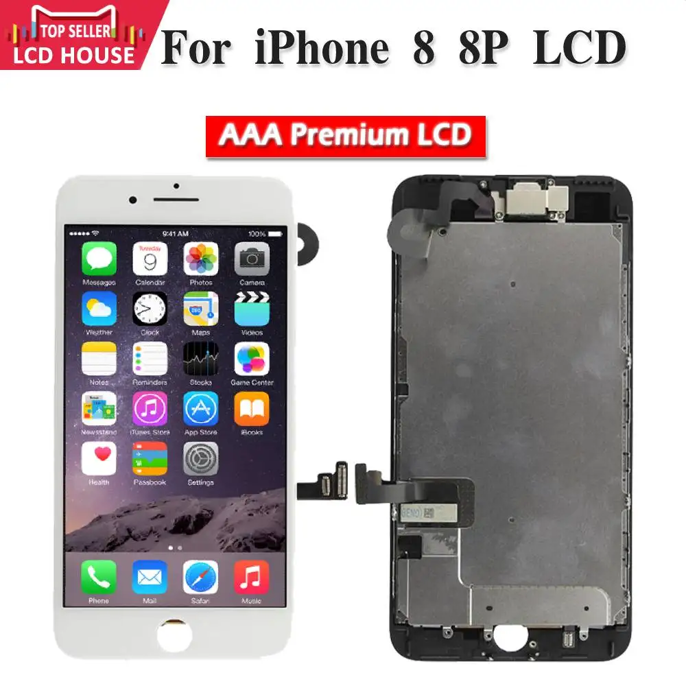 

AAA+++ Premium Full Set LCD For iPhone 8 8plus LCD Display 3D Touch Screen Digitizer Assembly Complete With Repair Tools A1863