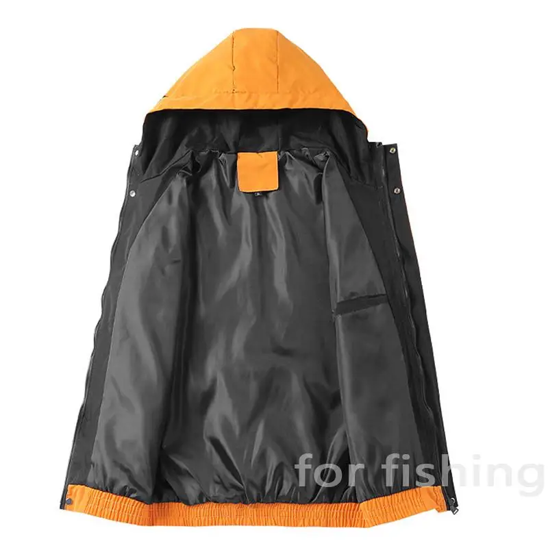 

2021 New Spring Autumn Fishing Clothing Thin Fishing Jacket Men Casual Sports Long Sleeve Fishing Clothes Hooded Fishing Wear