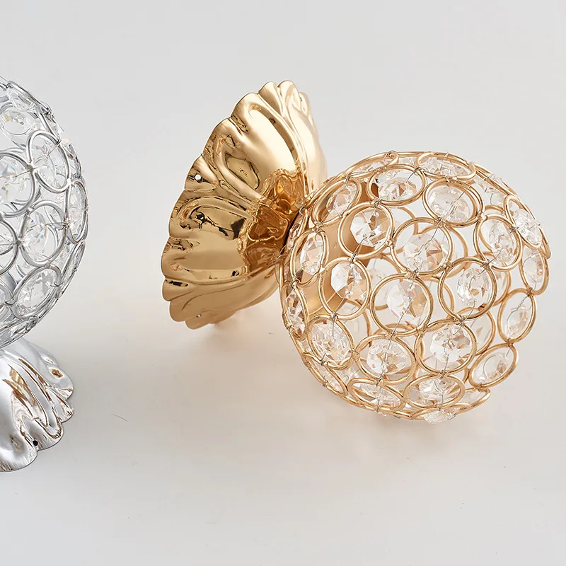 Хрустальный подсвечник свадебное банкетное украшение с гальваническим