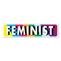 cool car stickers feminist colourful girl power sign funny vinyl jdm bumper truck graphics decal