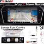 Беспроводной автомобильный монитор для зеркала Koorinwoo Bluetooth MP5 MP4 FM автомобильная камера заднего вида Лицензионная рамка TFT ЖК цифровой дисплей камера заднего вида