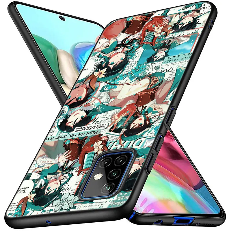 Genshin Impact Anime Case For Samsung Galaxy M12 M11 M21 M02S M42 M30S M31S M40S M51 M32 M01 J2 Core J6 J8 2018 J4 Plus Cover