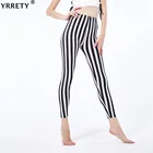 Леггинсы YRRETY с цветочным принтом, с высокой талией, с эффектом пуш-ап